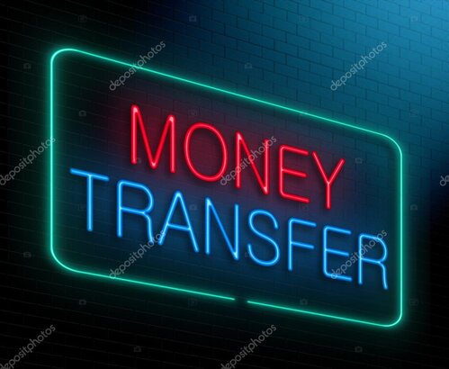 Cliente che effettua un money transfer allo sportello.