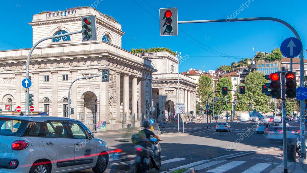 Autobus vicino al centro di Milano